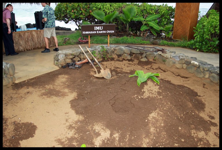 A roasting pig lies beneath this mound!
