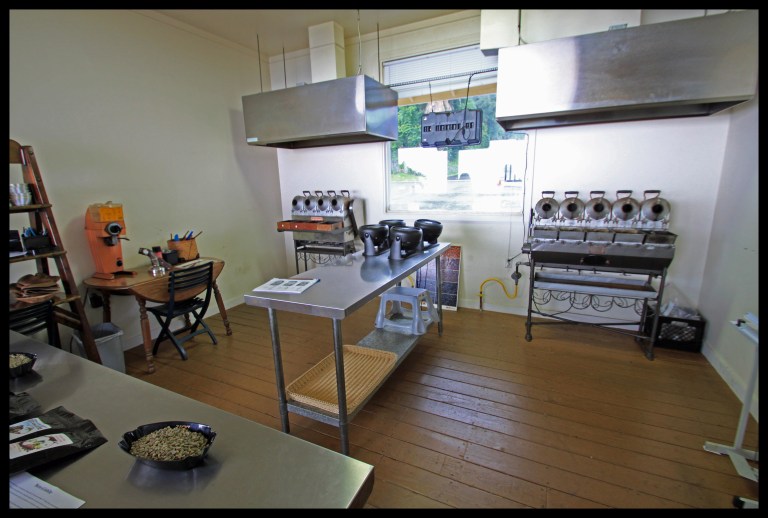Our workshop for roasting.