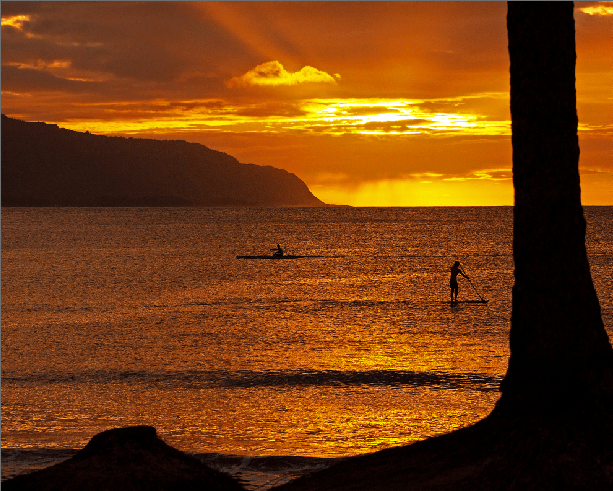 Sunset from Hale'iwa