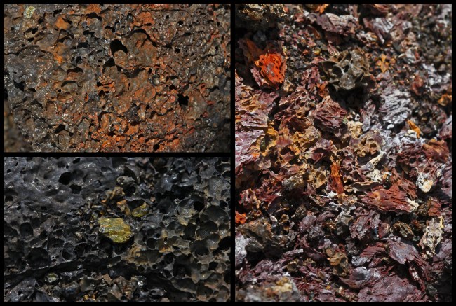 Olivine on the bottom left!