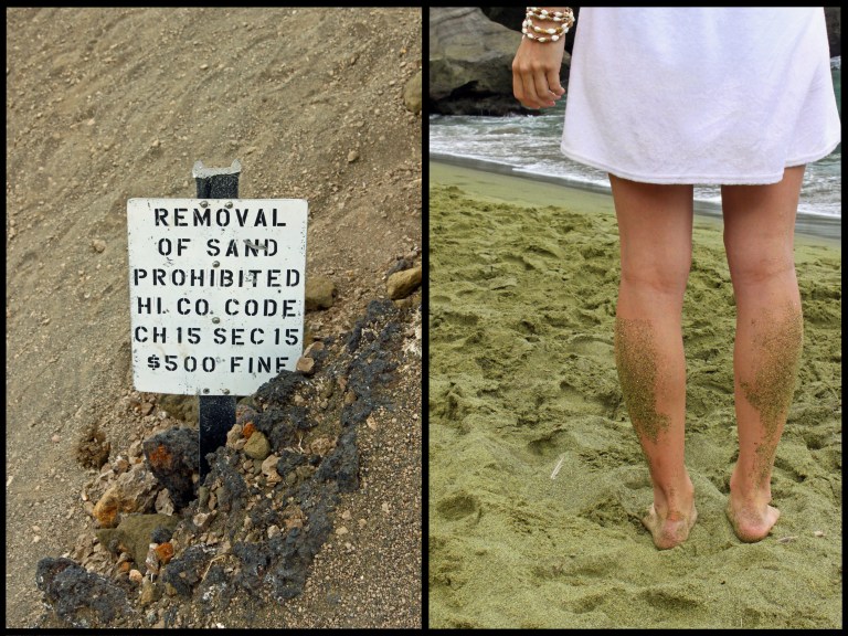 Papakōlea Beach (Green Sands Beach)