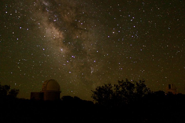 Although this Milky Way scene is enhanced by the camera's long exposure, you can get fantastic views of the Milky Way during the late summer months and fall (provided there is no full moon)!
