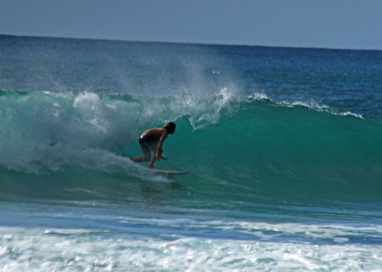 I'd love to see how much larger the waves are in a few months.