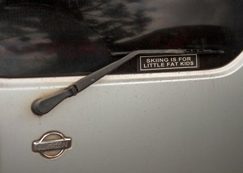 Some of the locals dislike skiing?