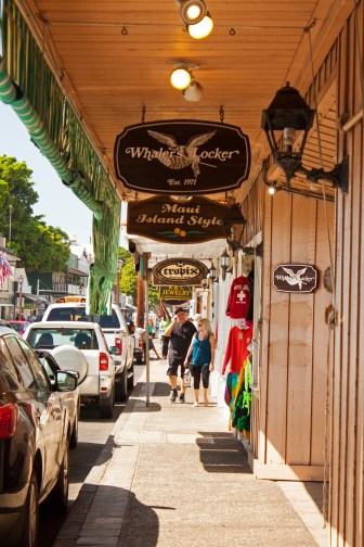 A small selection of Lahaina stores.