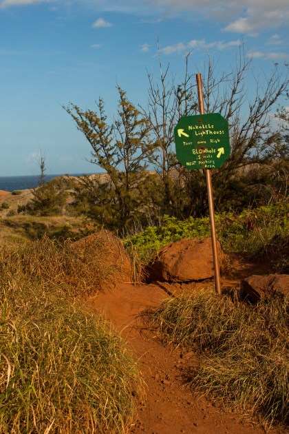Beginning the "trail" to the Nakalele Blowhole. We took a slightly longer, but more interesting route.