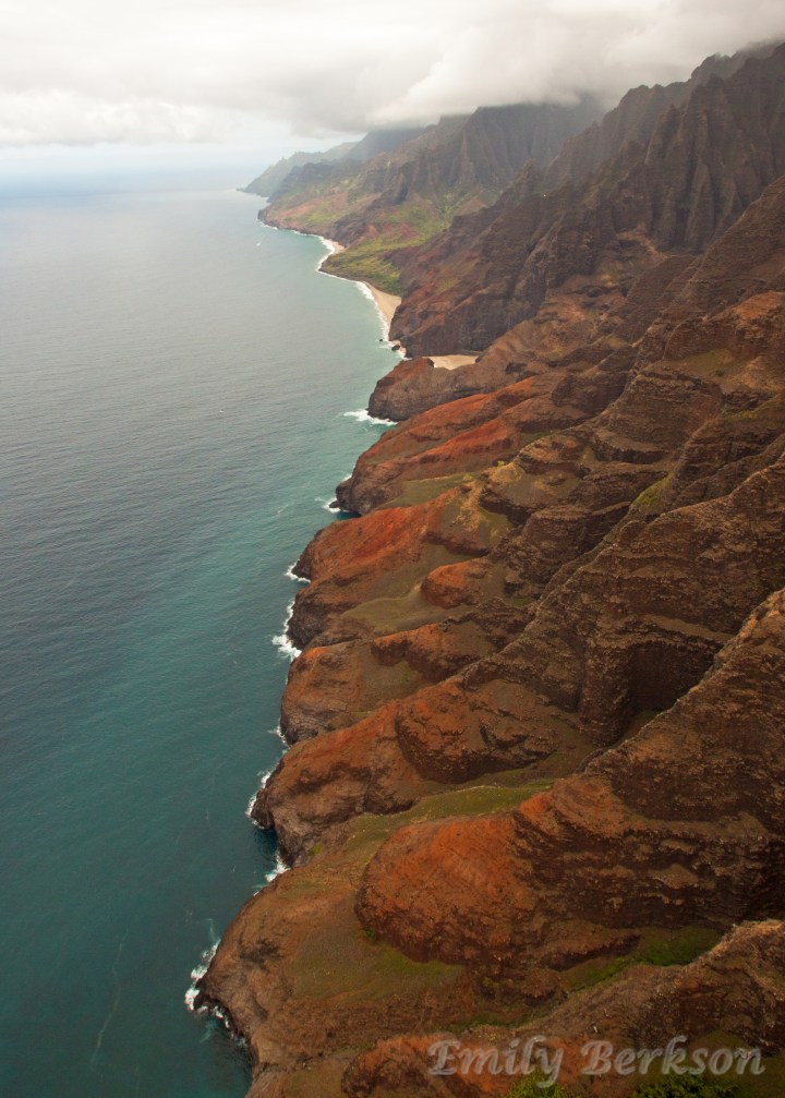First views of the Na Pali coast