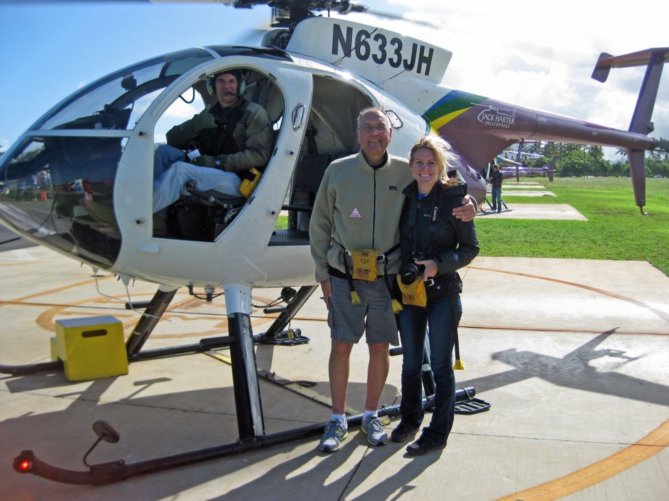 We landed way too soon, just as the sun was coming out!