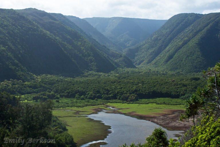 One of the beautiful views along the hike into Pololu Valley.