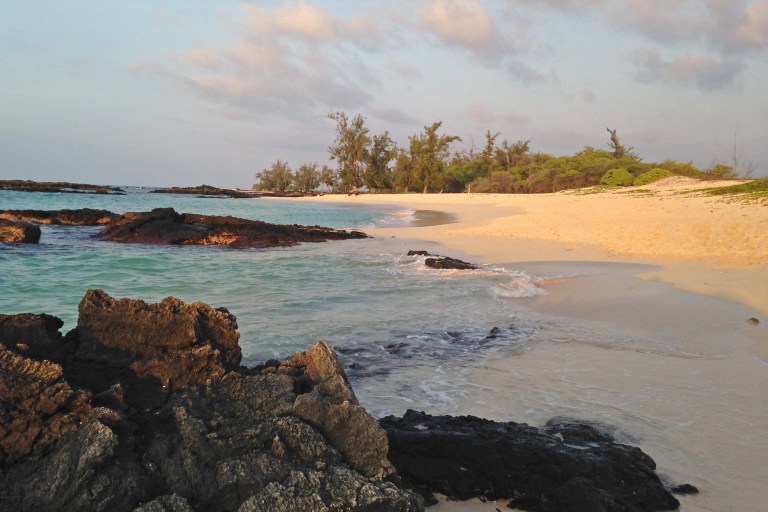 Leaving as the sun begins to set.