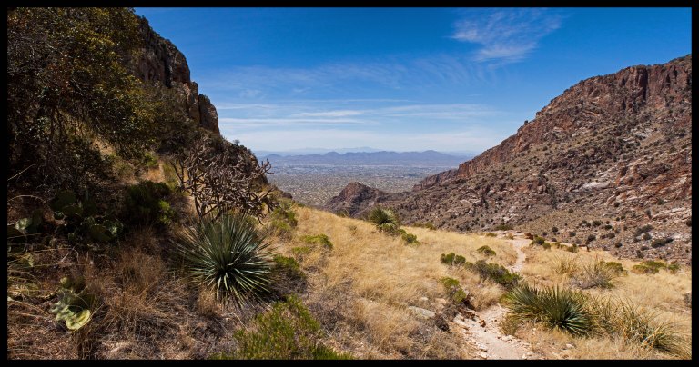 You will eventually come up on a grassy meadow that makes a good place to stop for a rest. The hike was proving to be so strenuous that we refused to stop for snacks until we knew we were halfway done.
