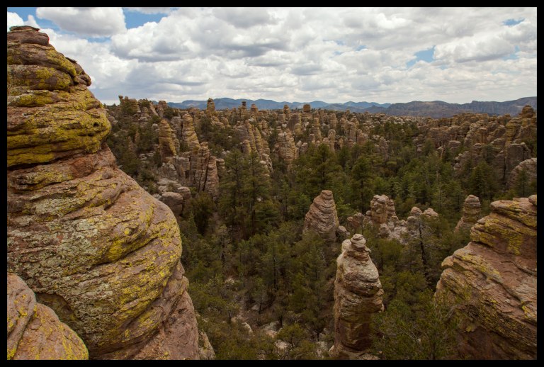 One of the views from within Heart of Rocks.