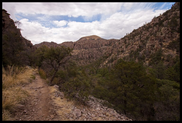 Heading into Sarah Deming Canyon.