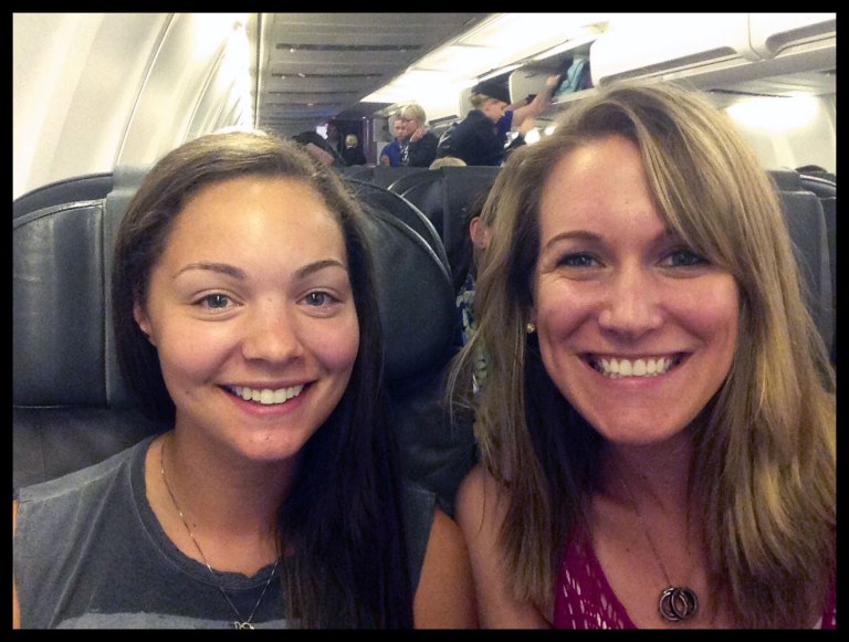 Finally on the plane to Norway!