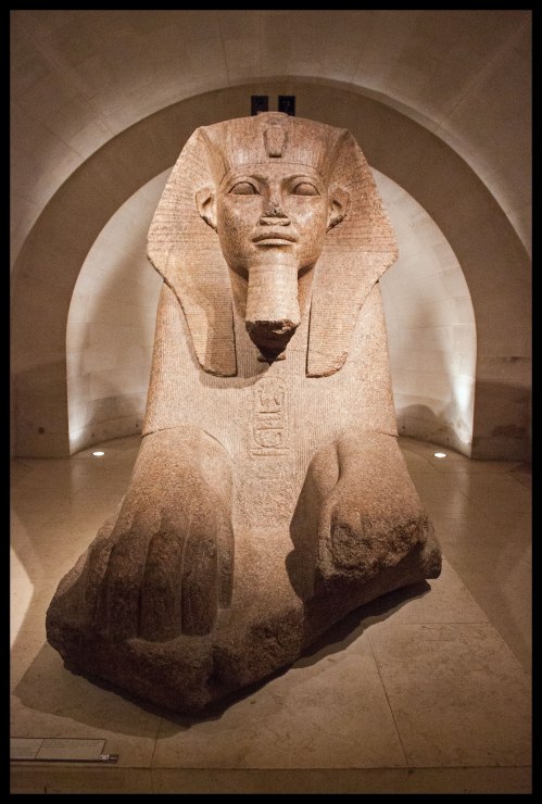 Louvre sphinx.