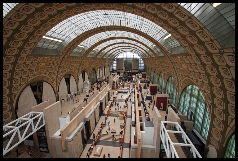 Our first view of Musée d'Orsay, from the fifth floor.