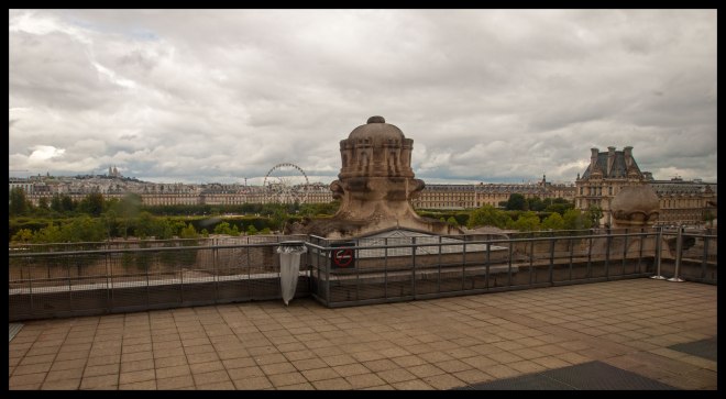No pictures were allowed in the galleries at Musée d'Orsay, but guards didn't seem to mind pictures out of the windows, and the view was great.