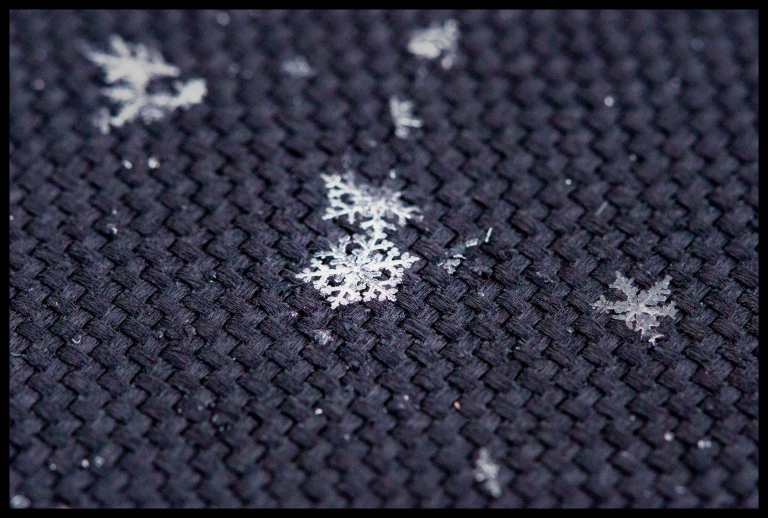 I even got to play with my macro lens a bit and try out some snowflake photography!