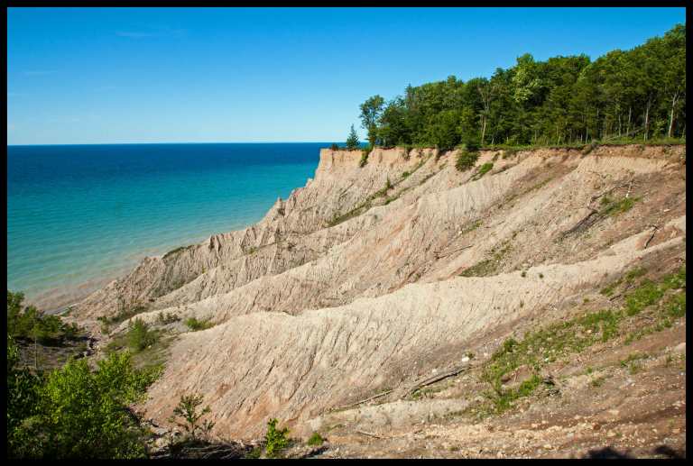 Looking ahead toward the end of the trail.